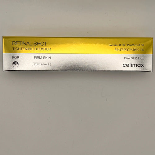 "Celimax Retinal Shot Tightening Booster - Korean retinal serum for pore tightening, firming, and anti-aging"