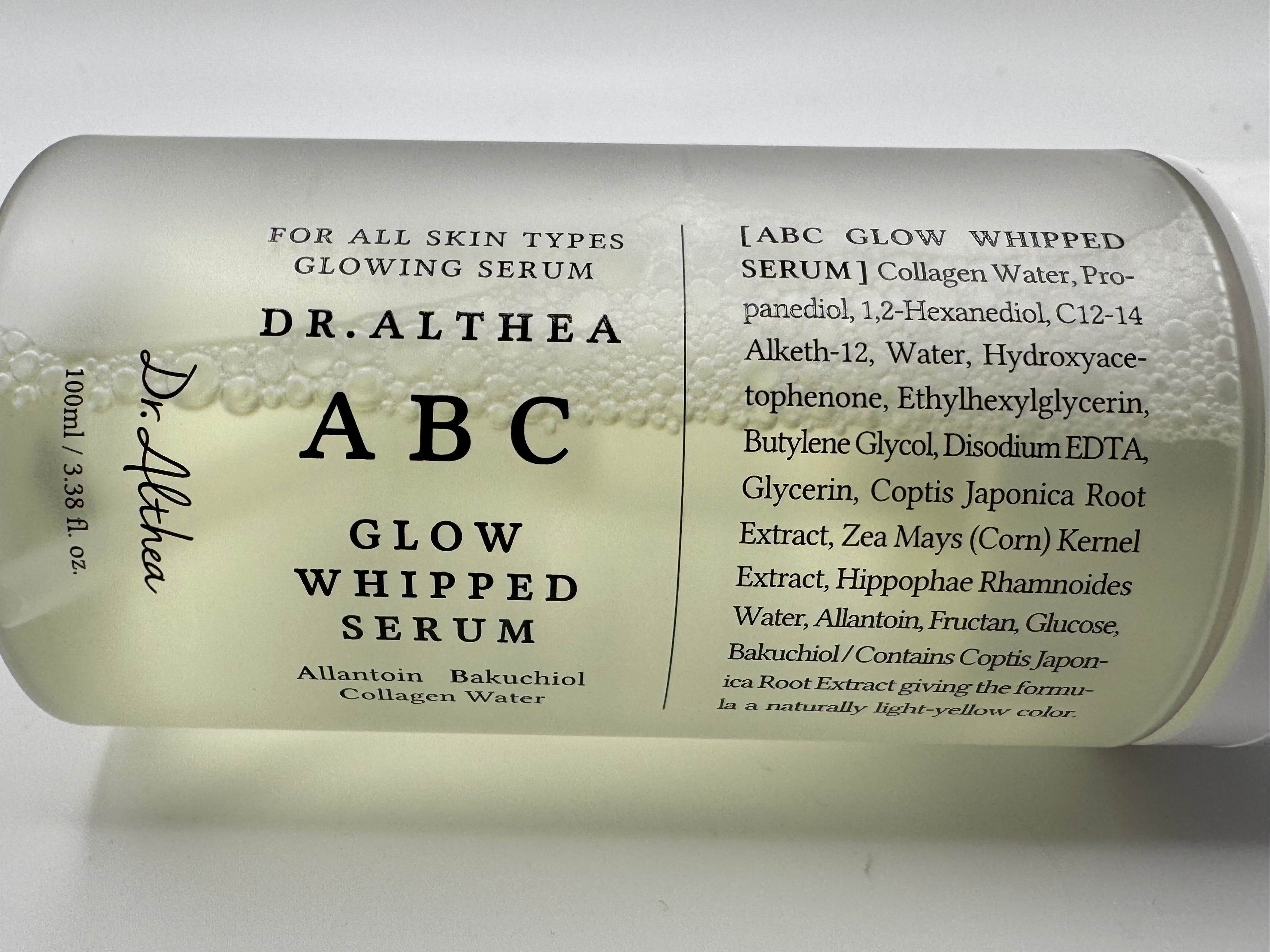 Dr. Althea ABC Glow Whipped Serum Korean brightening serum with Azelaic Acid and Bakuchiol