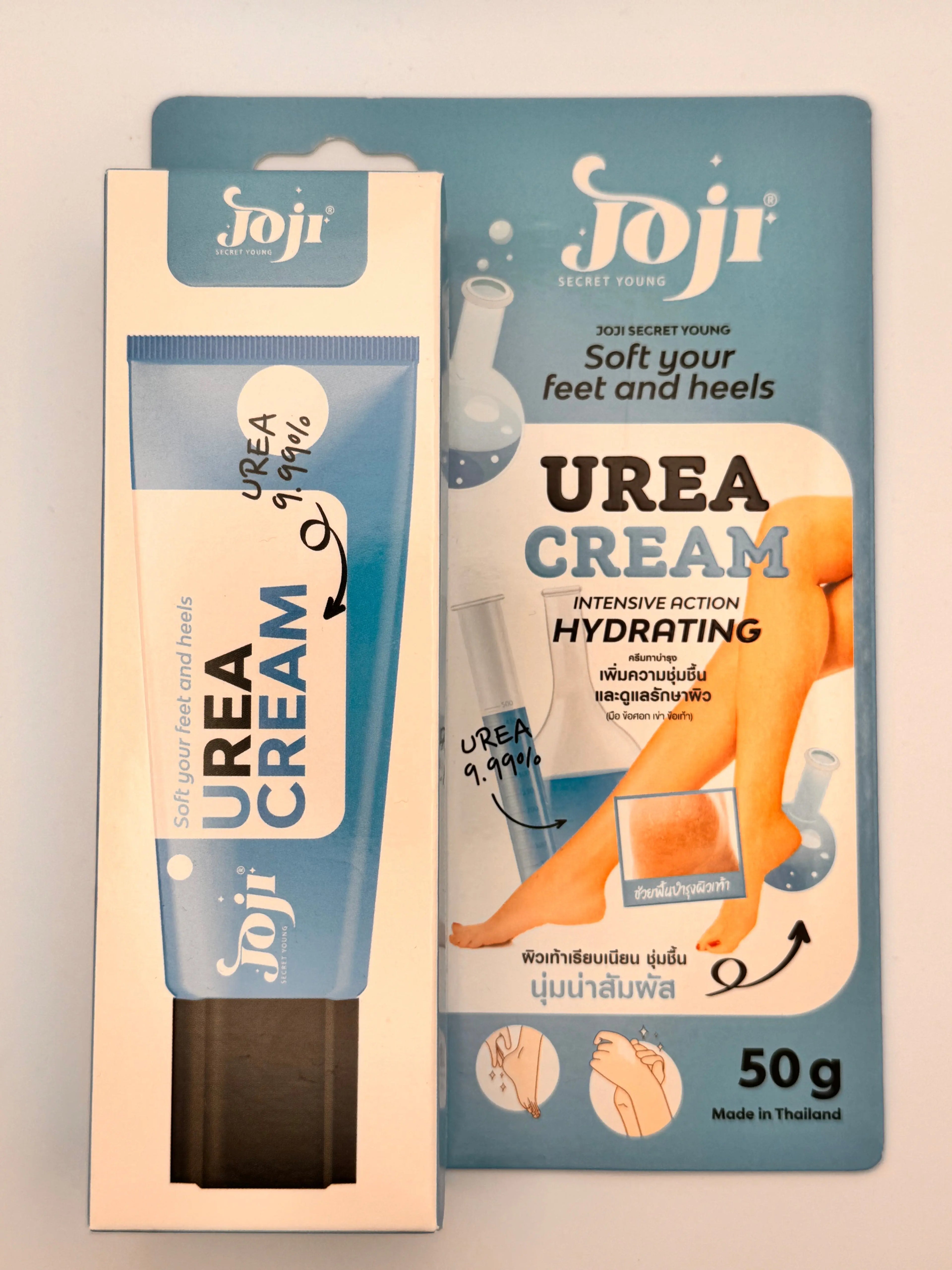 Joji Urea Foot Cream tube - intensive repair treatment for cracked heels and dry feet