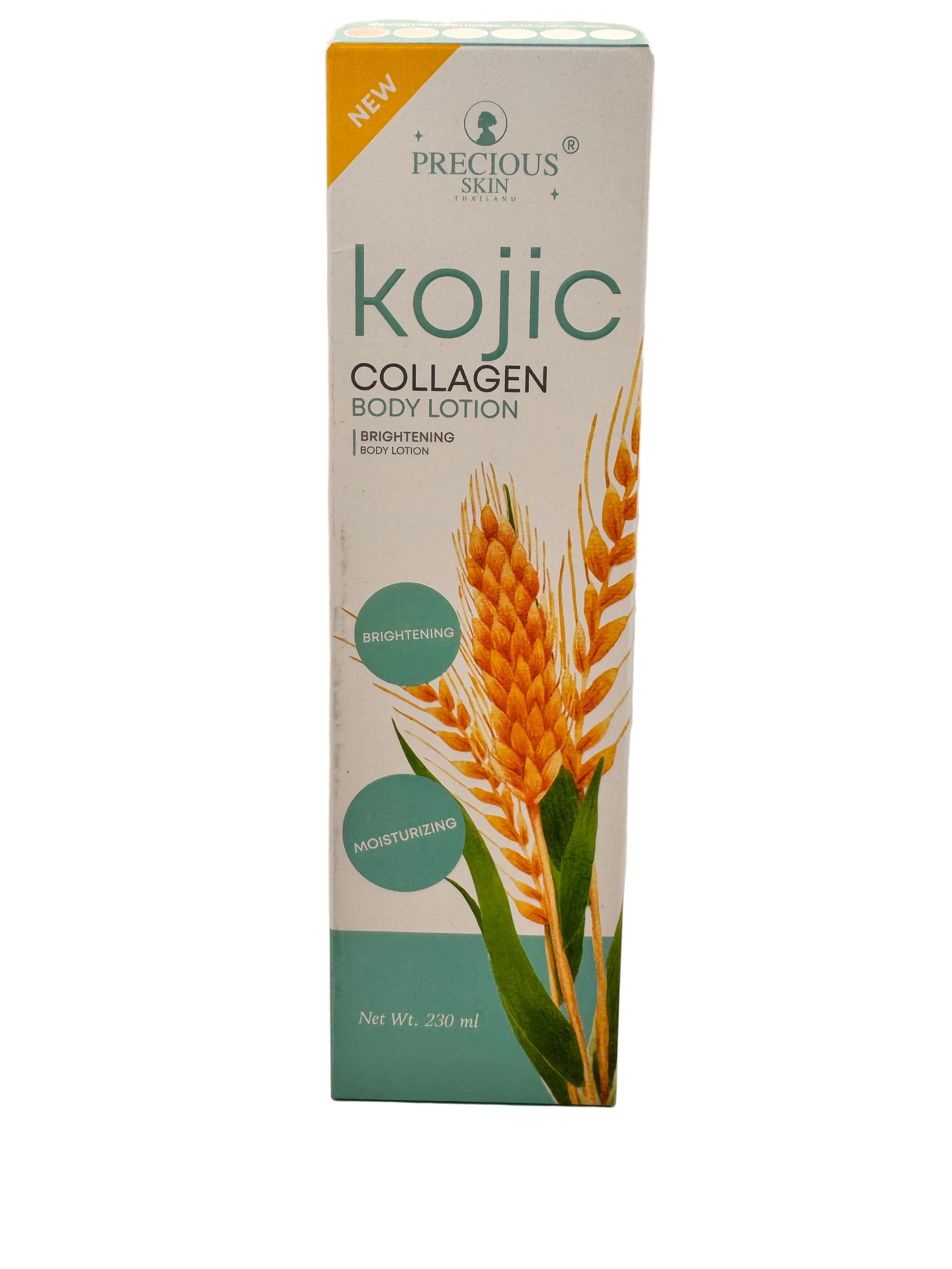 Thai brightening and firming lotion with Kojic Acid and Collagen for even, radiant, youthful skin