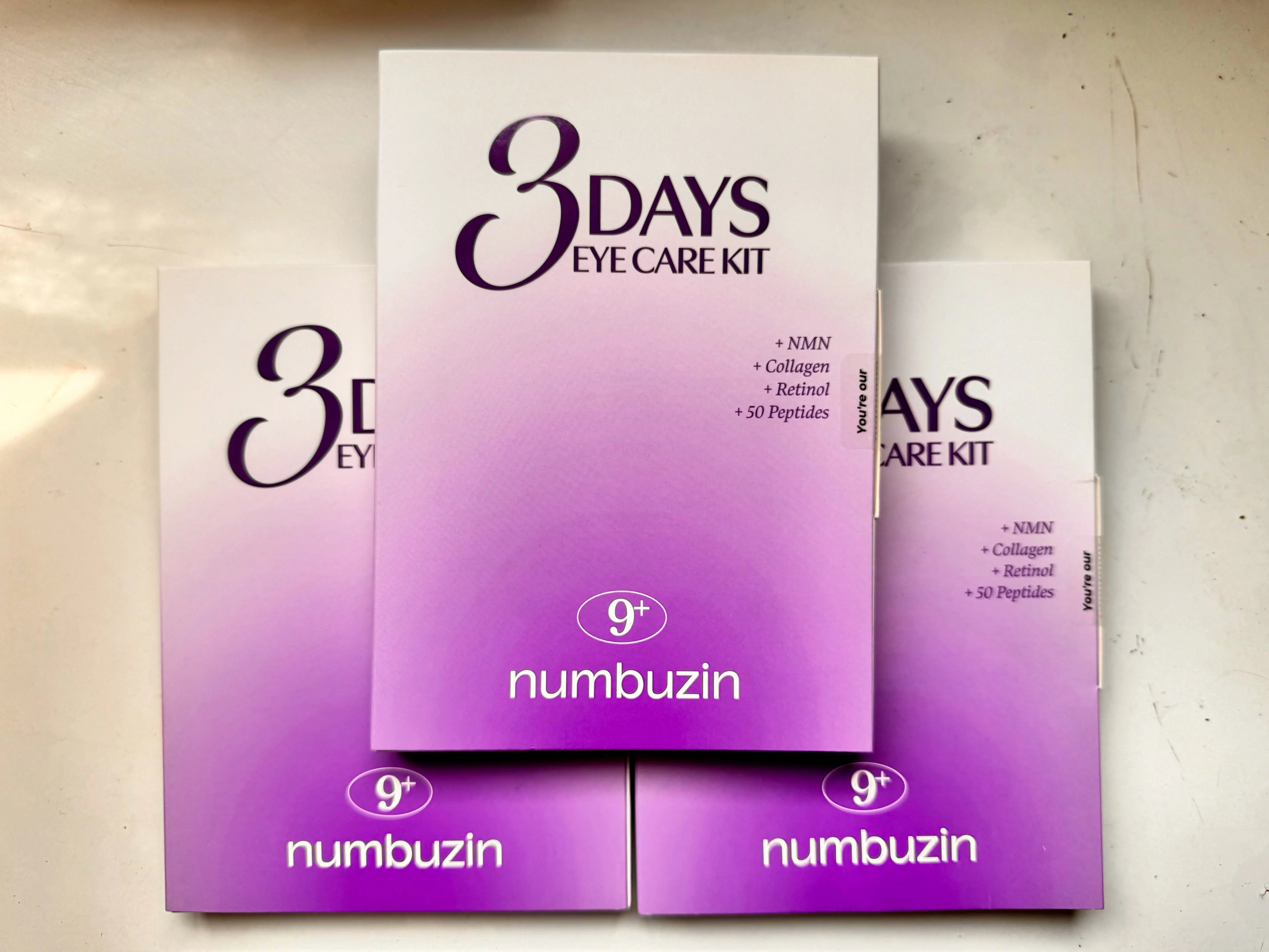 3days Eye Care Kit - Dark Circles & Puffiness Numbuzin 9 – JJ&Z