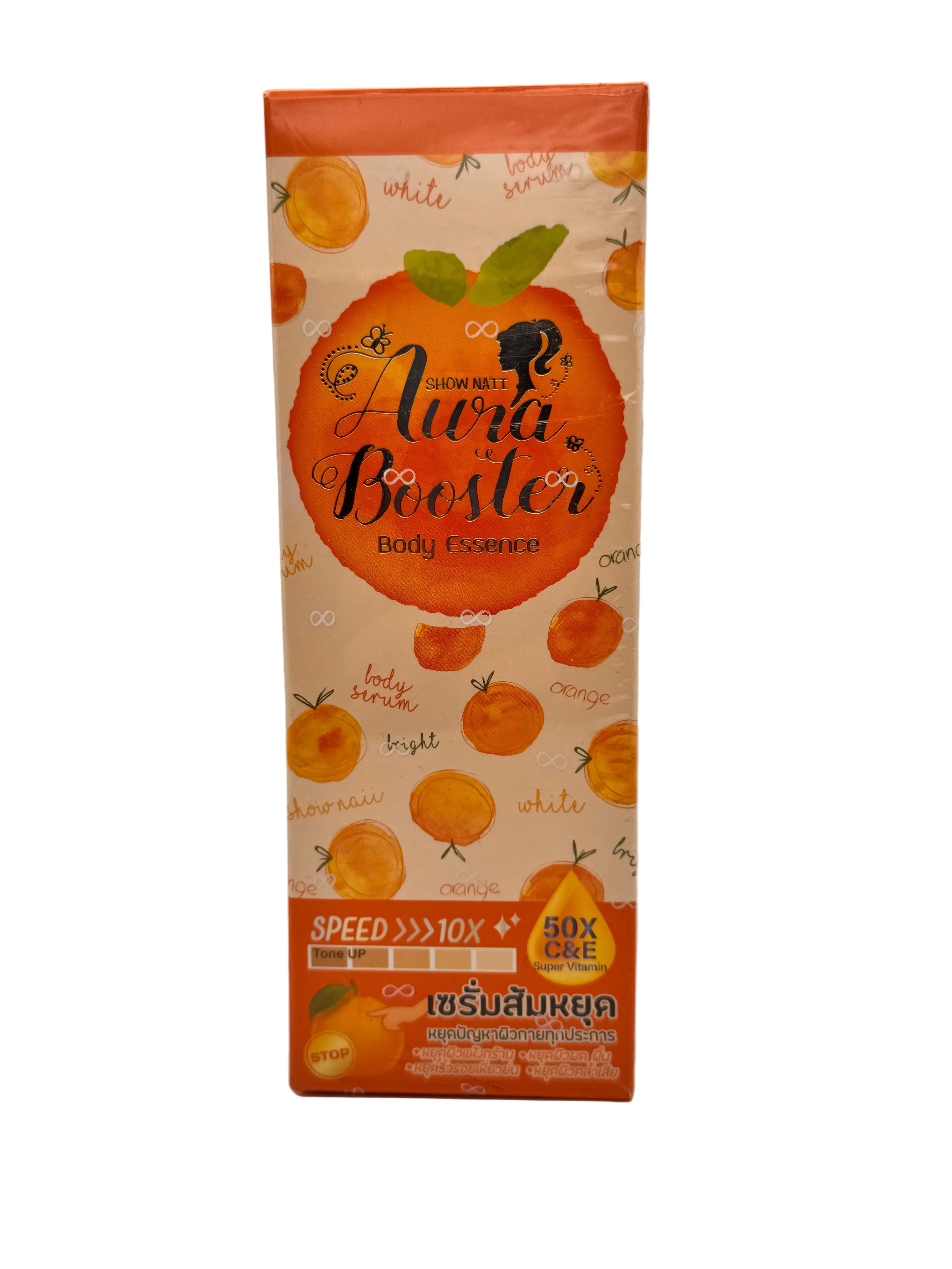 Thai brightening body essence with Glutathione and Niacinamide for an instant aura-glow effect