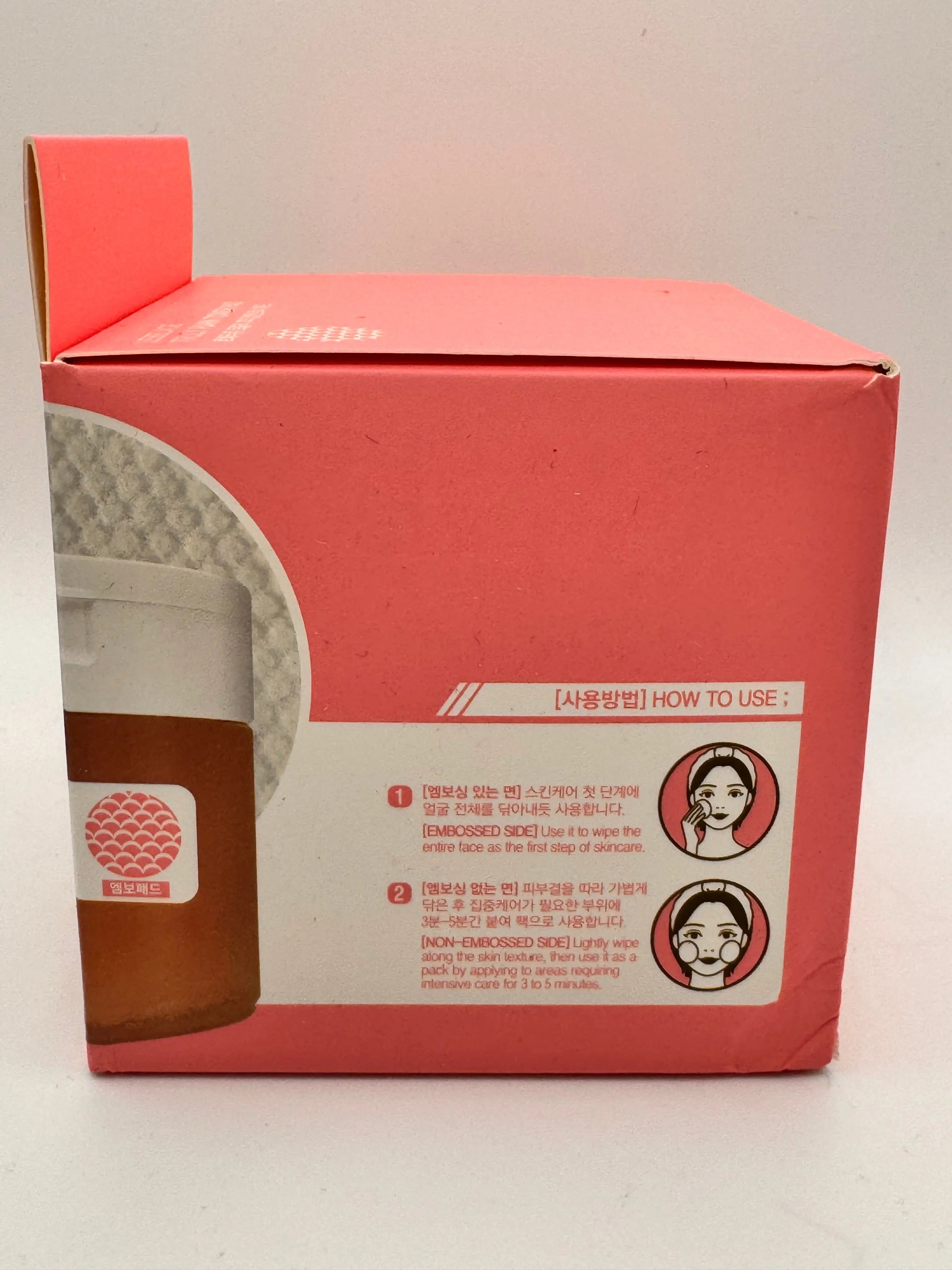 Lebelage Truly PDRN Toner Pad – Side of Box Detail