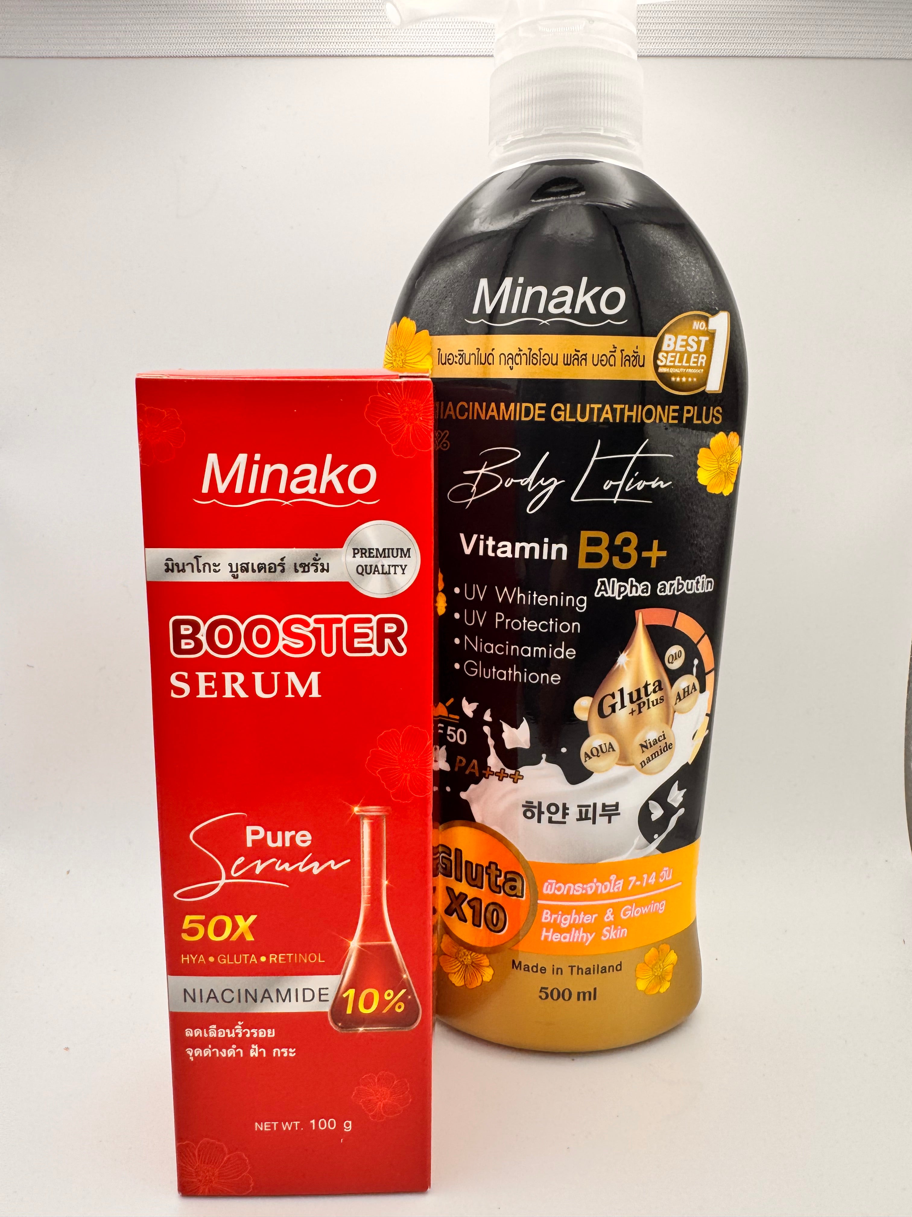 Minako Whitening Combo with Soap
