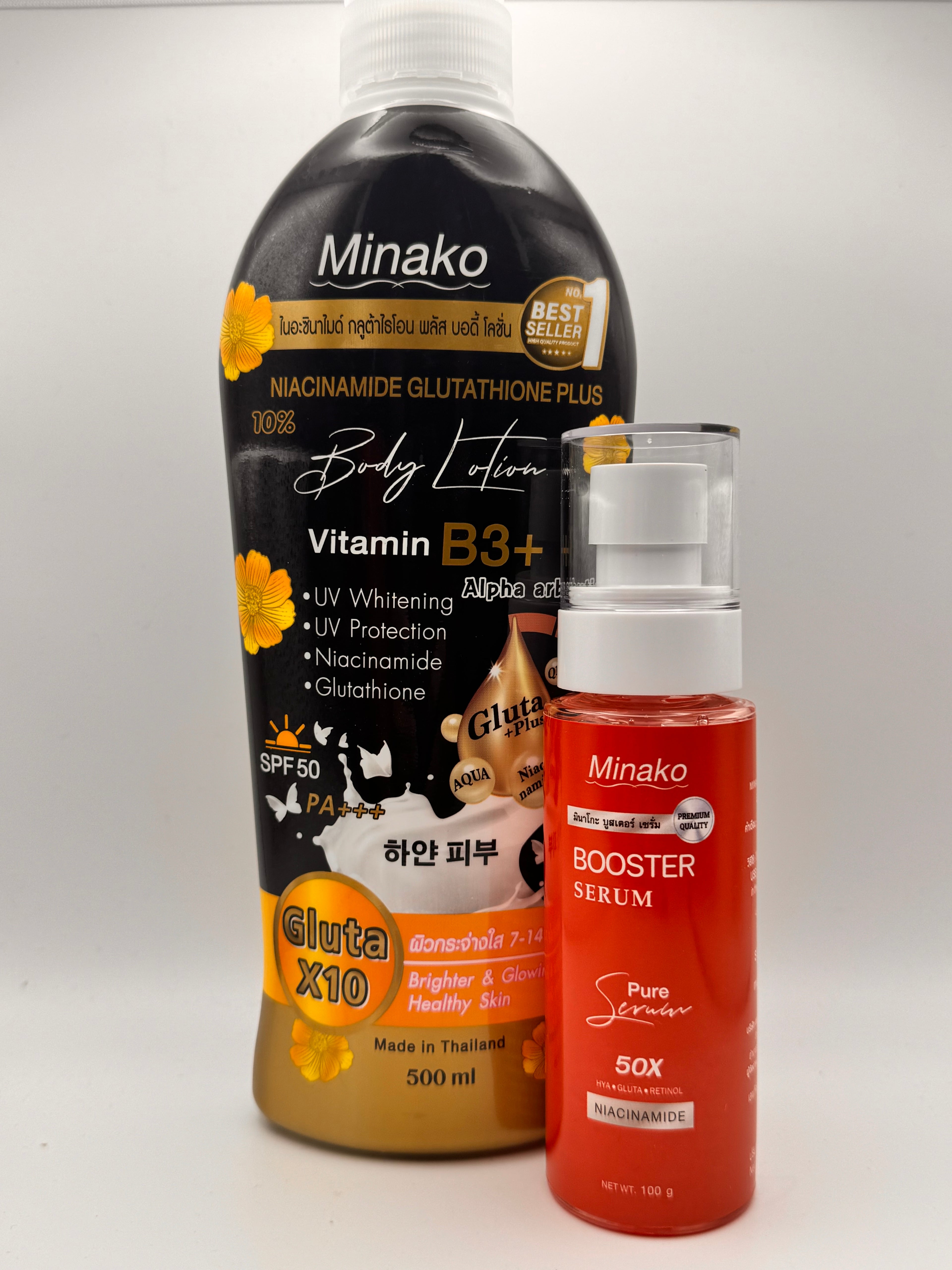 Minako Whitening Combo with Soap