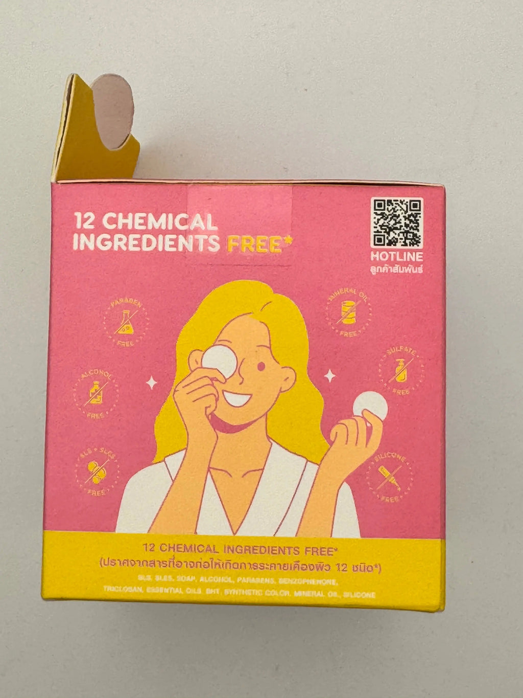 Joji Secret Young White Booster Cleansing Pad container - Thai brightening toner pads for radiant skin