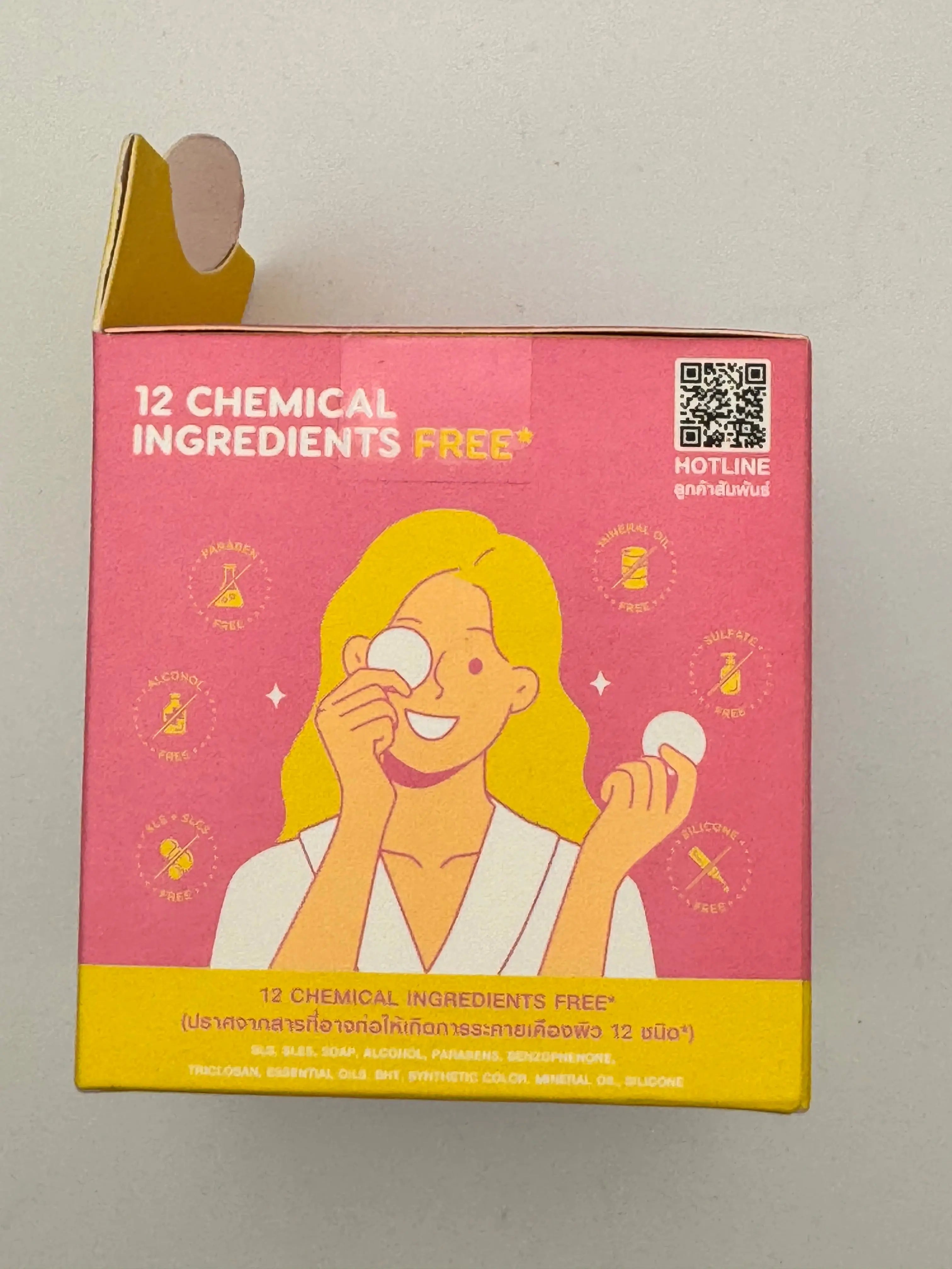 Joji Secret Young White Booster Cleansing Pad container - Thai brightening toner pads for radiant skin