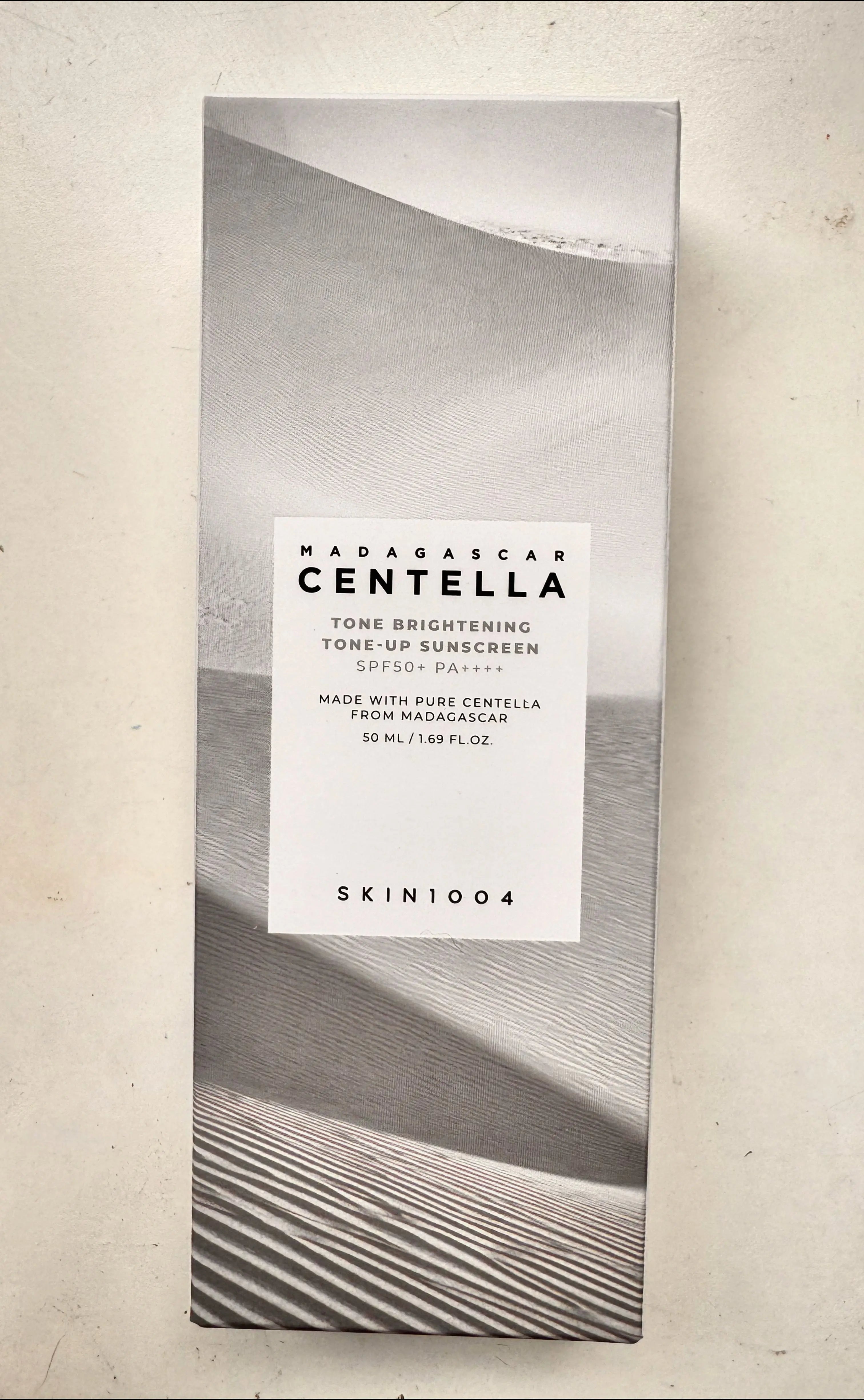 Skin1004 Centella Tone-Up Sunscreen SPF50 Korean brightening sunscreen with peach tint