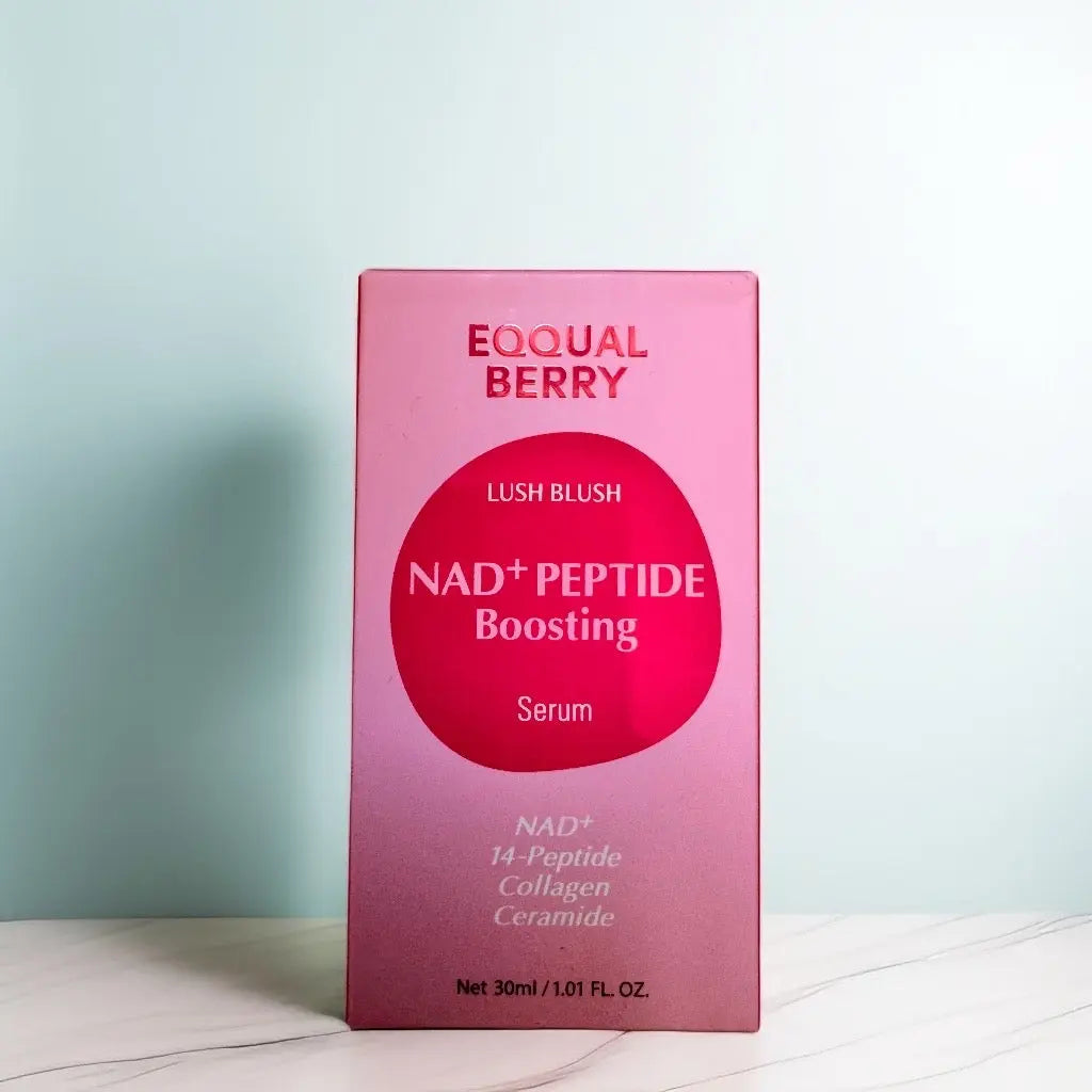 Eqqualberry NAD+ Peptide Serum Korean smoothie texture anti-aging with ceramides