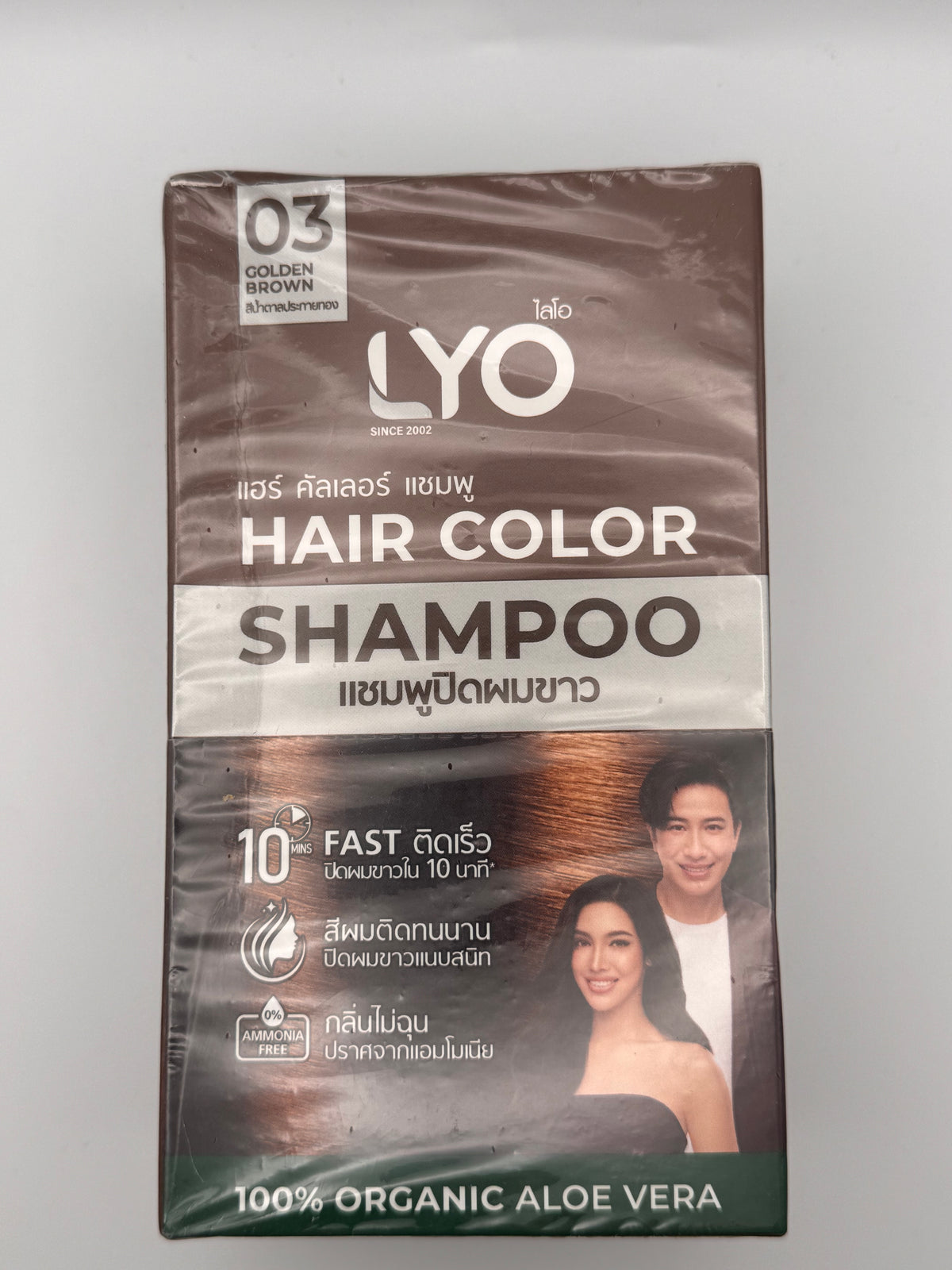 LYO Hair Color Shampoo - Golden Brown