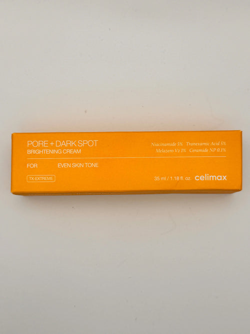 Celimax Pore + Dark Spot Brightening Cream – Front of Box