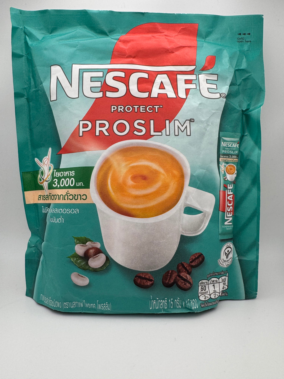NESCAFÉ Protect Proslim 3-in-1 instant coffee mix product packaging