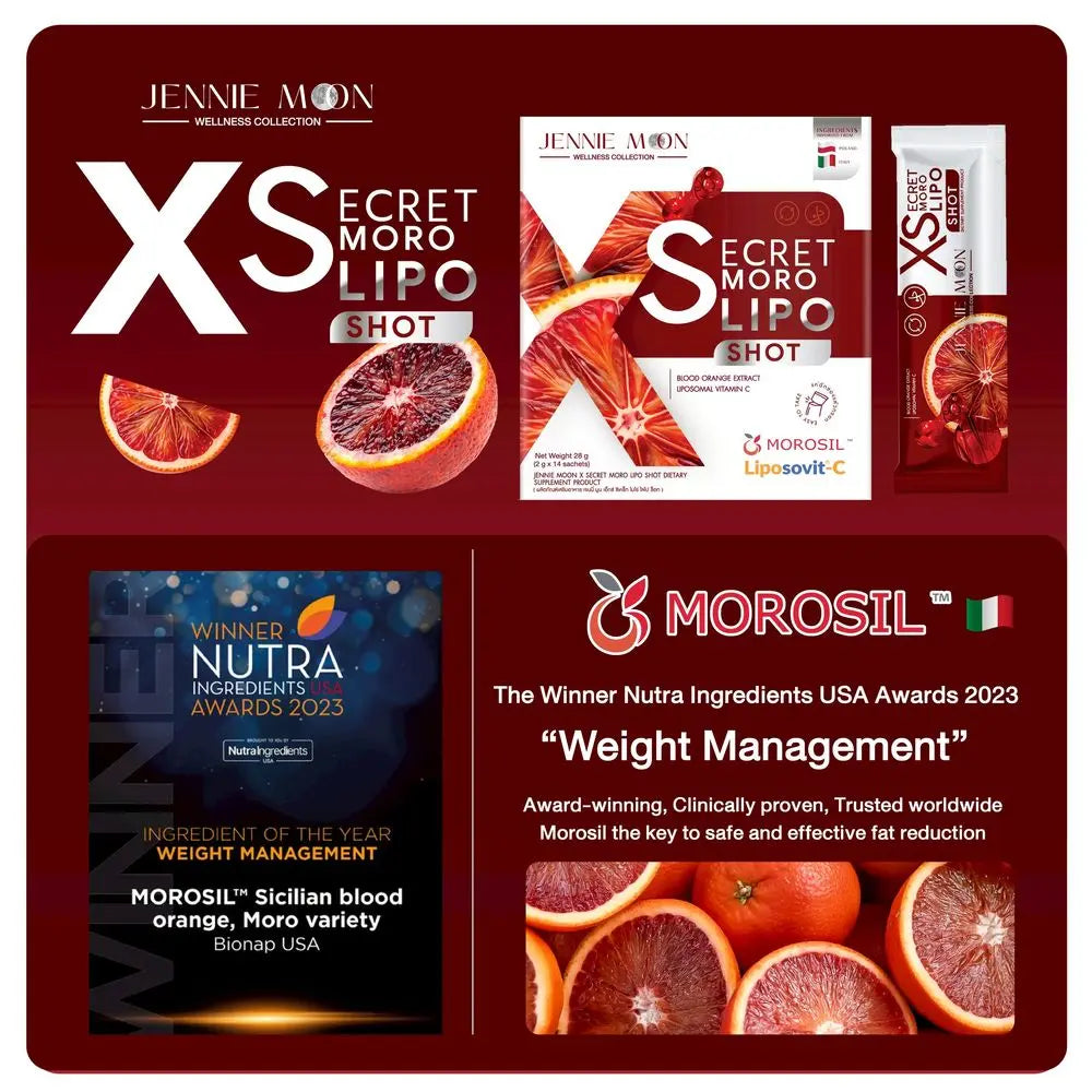 JENNIE MOON X Secret Moro Lipo Shot – 14 Sachets